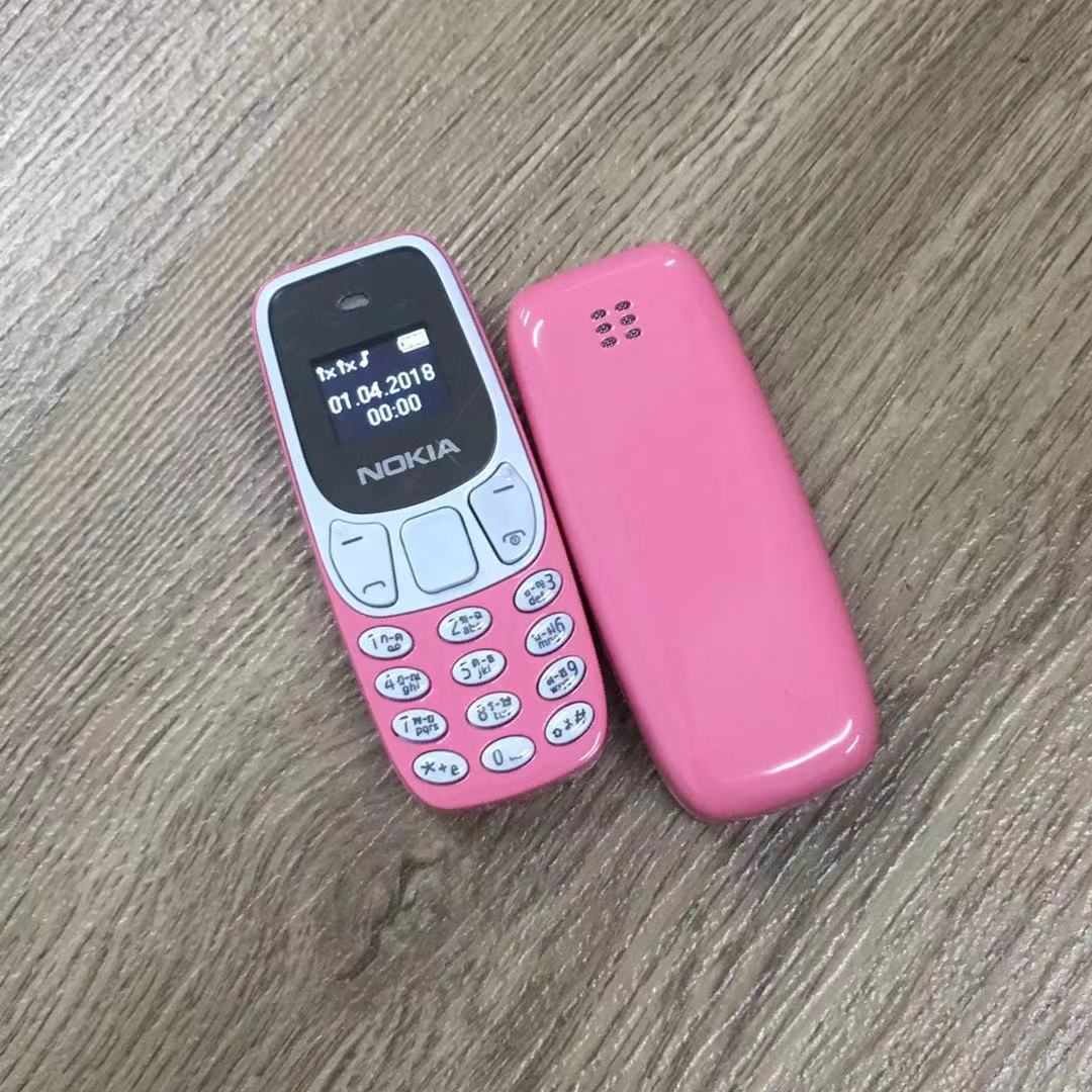 (PINK)NOKIA 3310 BM10 2.79 Inch Super mini Body Wireless Bluetooth Dialer Phone